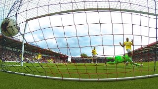Reverse angle | AFC Bournemouth's Junior Stanislas nets the winner against Brentford
