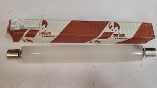 Tube à incandescence SARLAM-LAMPYRE Perlino 40W dépoli 240v S19 [Neuf]