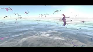 Boids Flocking Simulation and Volumetric Clouds with Three.js & React