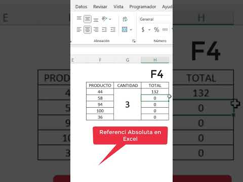 Referencia Absoluta En Excel - YouTube