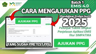 CARA MENGAJUKAN PPG KEMANAG 2025 BACTH 1