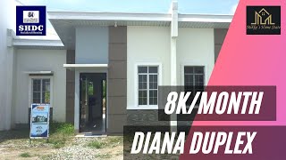 SHDC Tarlac Diana Duplex Model | house Tour 2021