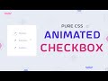 Animated Checkbox in css | checkbox | #css #css3 #animated #youtube
