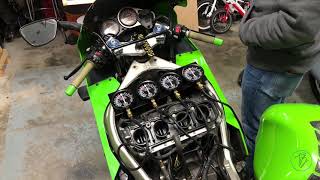 1998 Kawasaki Ninja ZX9R Carb Sync