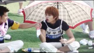 [FANCAM] 100914 WooGyu Icecream Party