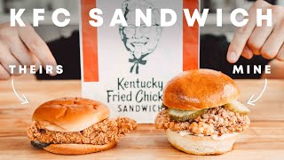 KFC Crispy Chicken Sandwich