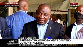 COVID-19 Lockdown | I'm hugely impressed with the level of preparedness in Gauteng: Ramaphosa
