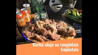 Karka aluje su raugintais kopūstais