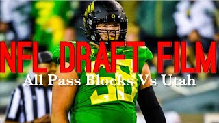 Film Room: Jackson Powers Johnson Vs Utah: All Pass Pro