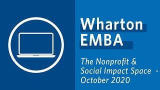 WEMBA Alumni Panel - The Nonprofit & Social Impact Space