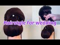 fashionable hairstyle for this wedding season | pretty hairstyle | aesthetic hairstyle@glambynisa