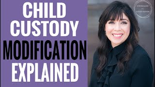 What Does Child Custody Modification Mean?
