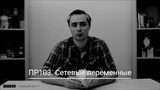 Видео 3. Работа с сетевыми переменными в ПР103