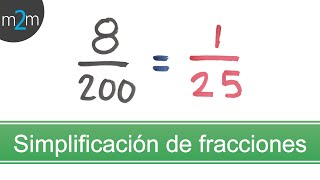 Simplificación de fracciones