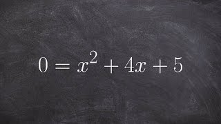 Solving a quadratic by applying the quadratic formula
