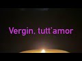 VERGIN TUTTO AMOR Durante text DICTION training tutorial Italian Song @rezniknow