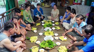 Cả Nhà Dẫn Anh Quang Ra Sông Mò Bắt Hến về làm món Bánh Xèo Hến Gỏi Cuốn Hến Thật Ngon | HQ #1496