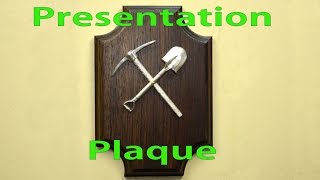 How to Make a Presentation Plaque