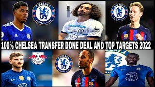 100% CHELSEA TRANSFER DONE DEAL AND TRANSFER TOP TARGETS 2022 FT CUCURELLA,KOULIBALY,STERLING,FOFANA