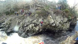 Cliff Jumping at Jacksons  3-3-12