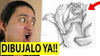 Como Dibujar Una Rosa A Lapiz Paso A Paso