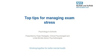 Top Tips For Managing Exam Stress 2022