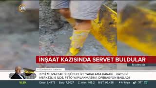 İnşaat kazısında servet buldular