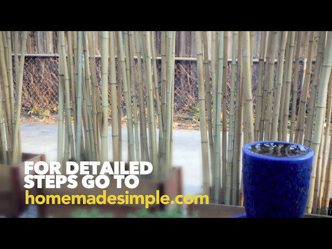 Create Your Own Bamboo Privacy Wall Create Your Own Bamboo Privacy Wall
