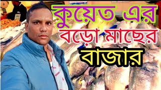 কুয়েতের বড় মাছের বাজার 🐟🐟Kuwait Fish Market 🦈🐬 Kuwait macher bazar#Sepai Habib Vlogs