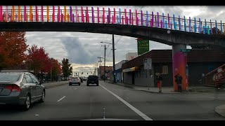 New 2020! Shoreline to Seattle! A drive down Aurora Avenue from 205th to Greenlake...