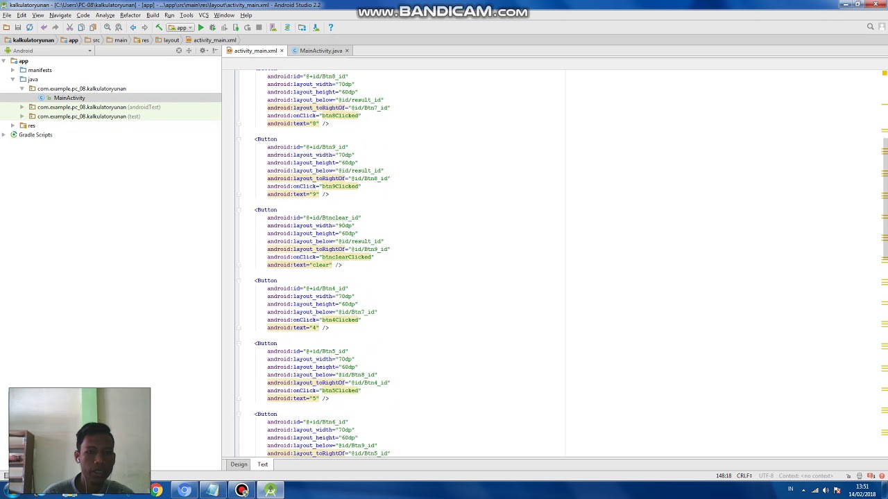 Tutorial Kalkulator Sederhana Youtube