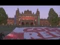 COP26 protesters unfurl 'code red' climate banner