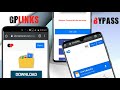 How to unlock gplink links | how to download file from gplink
