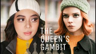 "THE QUEEN'S GAMBIT" Beth Harmon (Anya Taylor-Joy) Inspired makeup look! | Dhee Amy