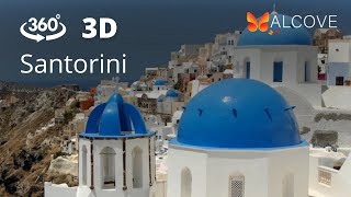 360 3D SANTORINI, GREECE PT 4 of 4, Virtual Travel 4K (Hi-res, Full Series in Alcove VR on Quest)