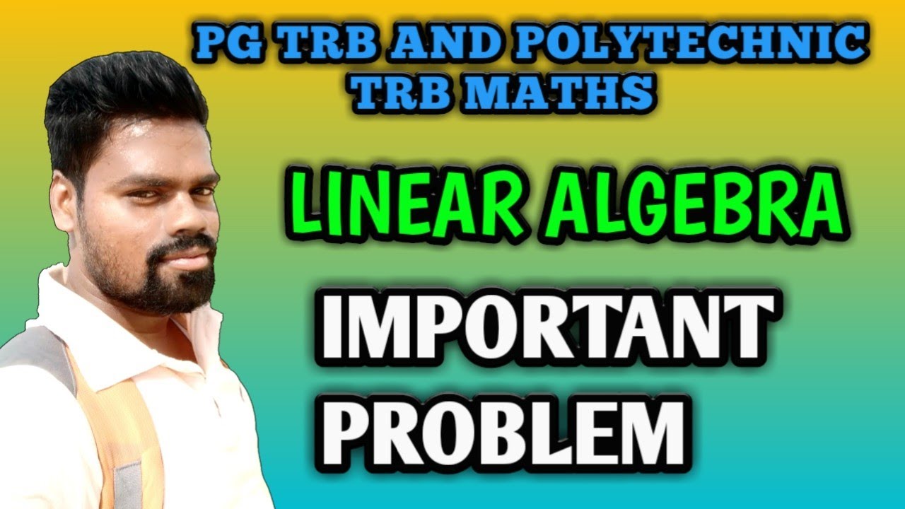 Pg Trb Polytechnic Trb Maths 2020 Youtube