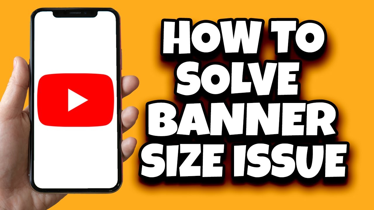 How To Fix Your Youtube Banner Size Problem Latest Update Youtube