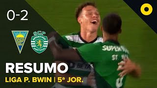 Resumo: Estoril Praia 0-2 Sporting - Liga Portugal bwin | SPORT TV