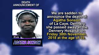 Agatha Sonson short
