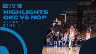 OKC Thunder vs New Orleans Pelicans | Round 1 Game 1 Highlights | NBA Playoffs | April 21, 2024