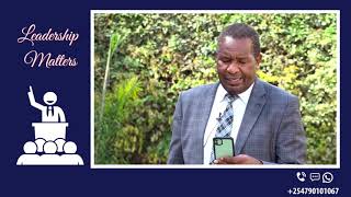 Peace Keeping | Bishop Dr. Geoffrey K. Njuguna | Leadership Matters