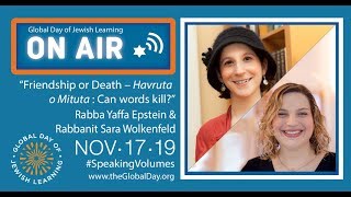 Global Day ON AIR 2019: Rabba Yaffa Epstein and Rabbanit Sara Wolkenfeld