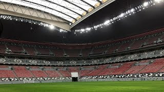Interior Of 2022 Qatar World Cup Al Bayt Stadium