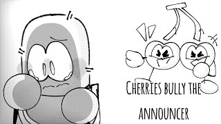 Cherries bully the announcer! (But it’s different) [A Shovelwares braingame animation]