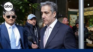 Michael Cohen returns to the stand for cross-examining in Trump's hush money trial