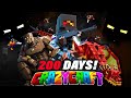 I Survive 200 Days in Crazy Craft in Minecraft Hardcore