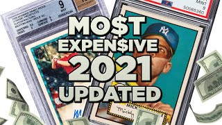Most Valuable Sports Cards in the World (ALL TIME) 2021 UPDATE Expensive