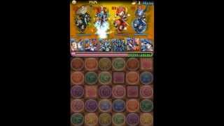 パズドラ【大泥棒参上！】超地獄級　水4倍（ヘルメス×イズイズ）