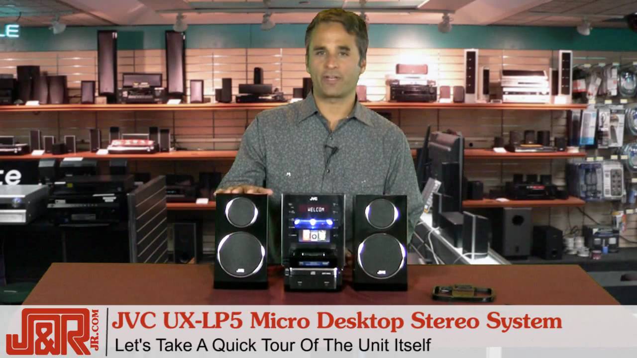 JVC UX-LP5 Micro Desktop Stereo System - JR.com - YouTube