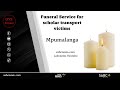 Funeral Service for scholar transport victims in Mpumalanga